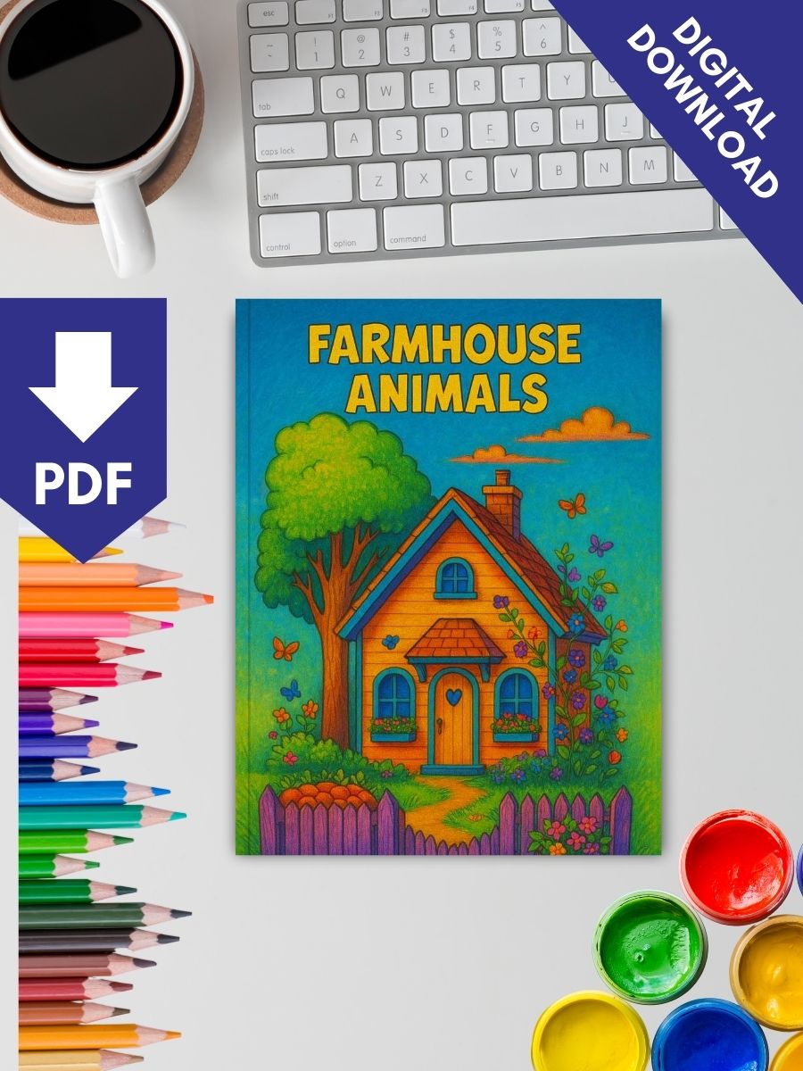 My First Farmhouse Animals (12 Pages) - Image 2