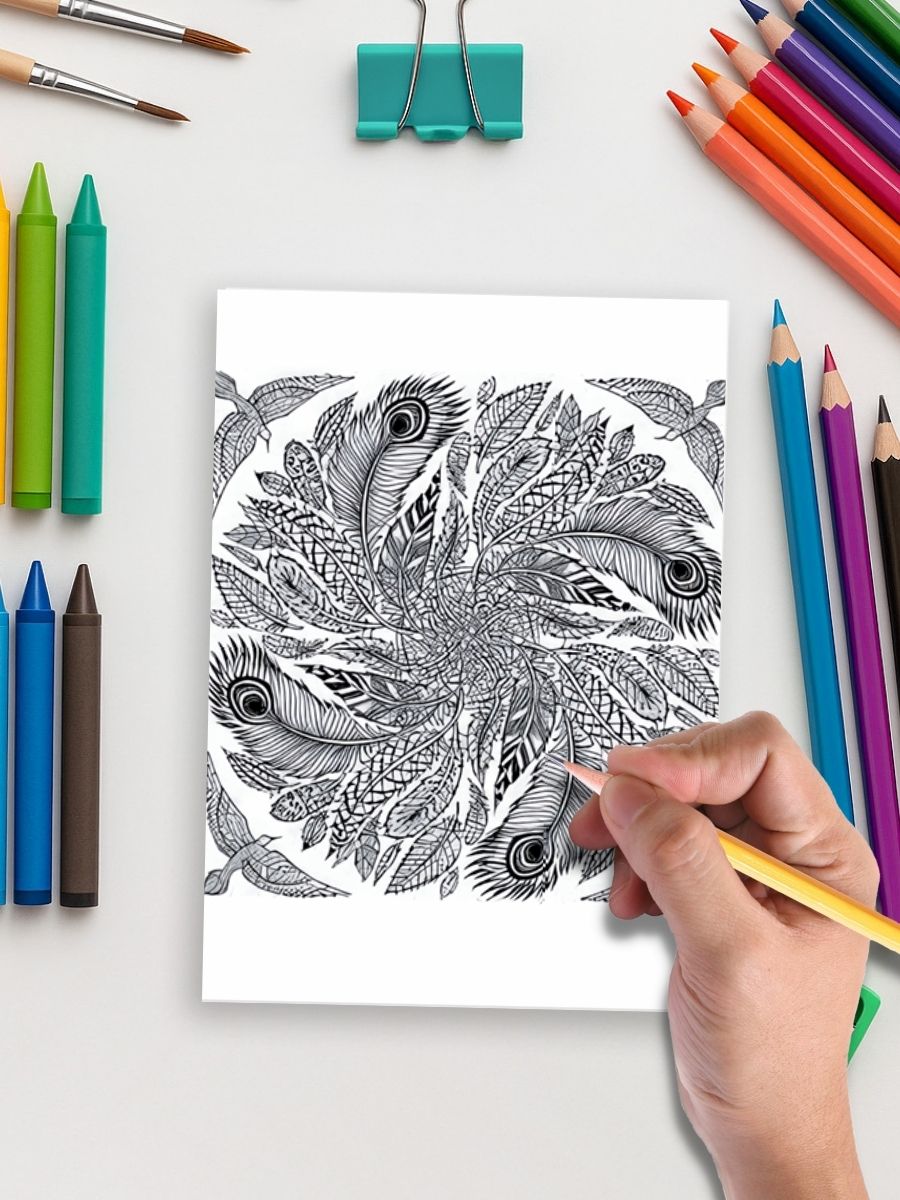 Nature's Calm – 135 Mandala Landscape & Scene Pages - Image 5